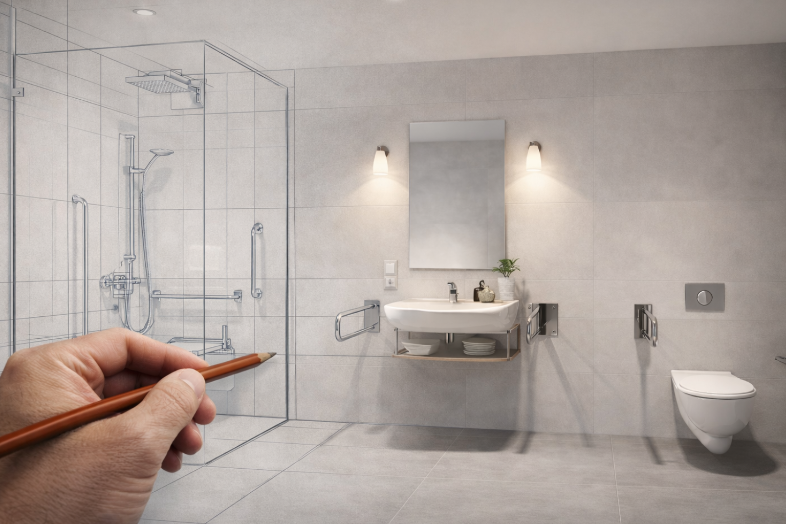Łazienka dla osoby niepełnosprawnej Poznań – bezpieczna, funkcjonalna i dopasowana do realnych potrzeb