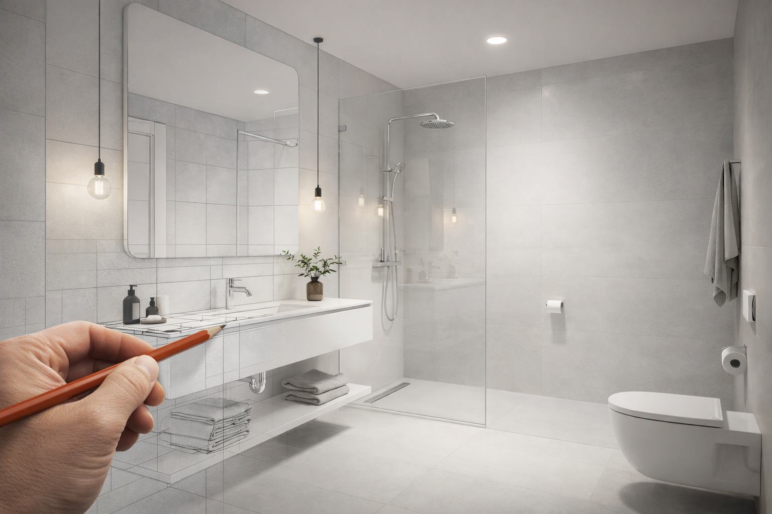 Projekt łazienki Poznań – funkcjonalne, nowoczesne i indywidualne podejście do Twojej przestrzeni